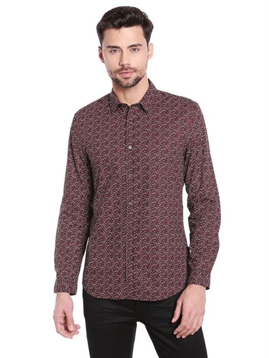 Jack n Jones Men Casual Wear Printed Shirt